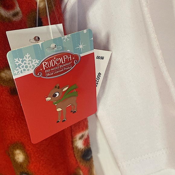 NEW RUDOLPH RED NOSED REINDEER 2 PIECE SET 6 MONTHS SUPER SOFT - Picture 3 of 12